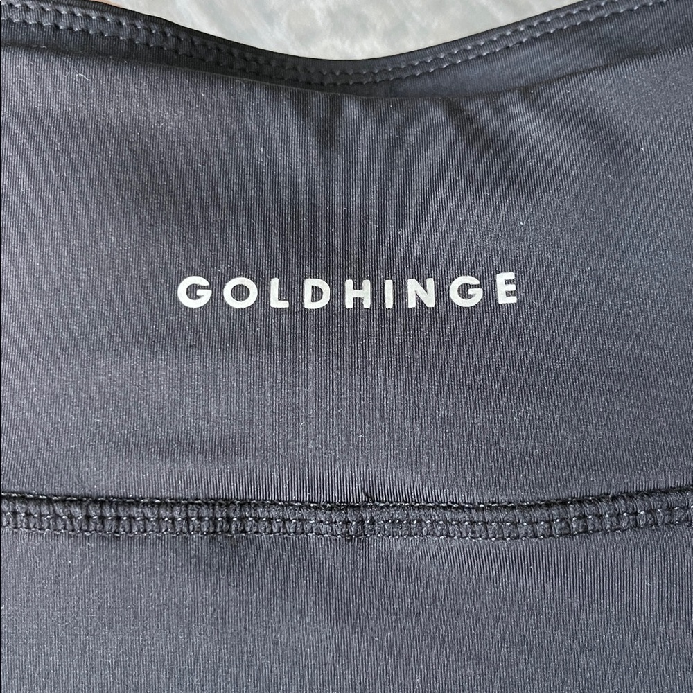 GoldHinge Black Pleated Active Mini Skirt - Picture 6 of 6